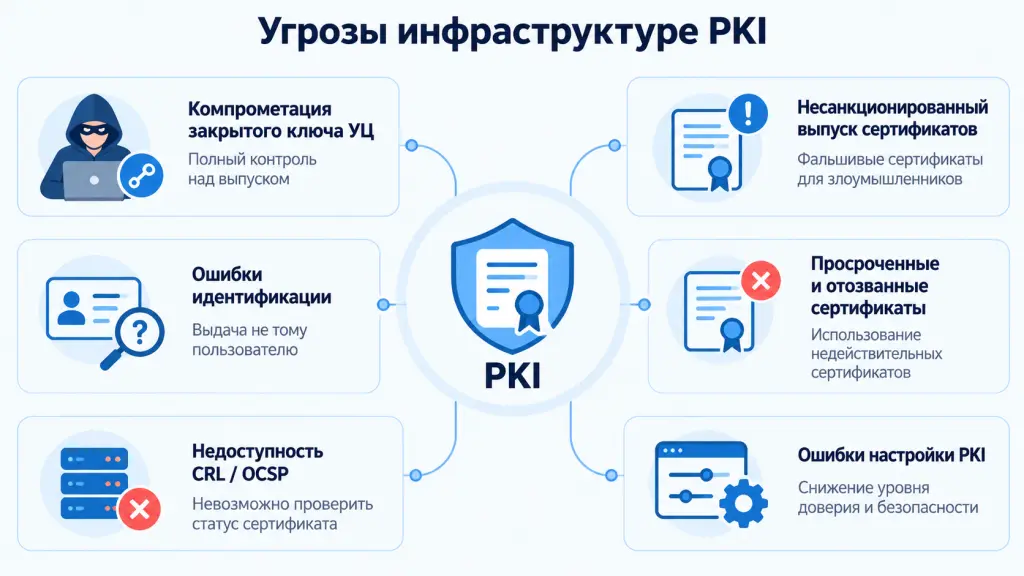 Угрозы инфраструктуре PKI