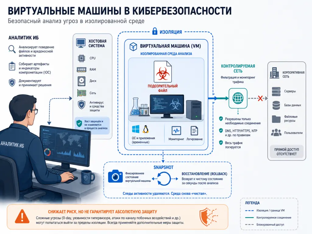 Виртуальная машина в информационной безопасности