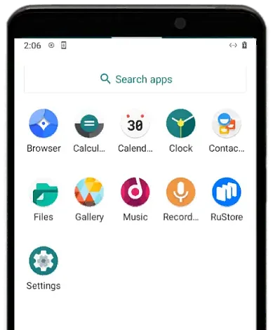 Список доступных Android-приложений