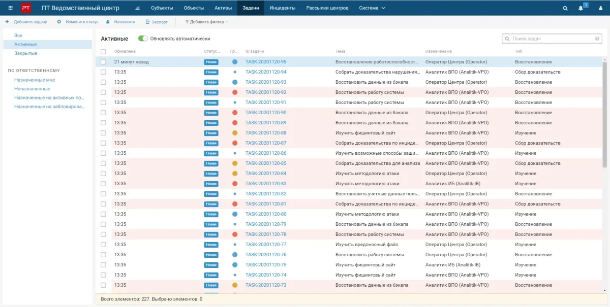 PT Ведомственный центр